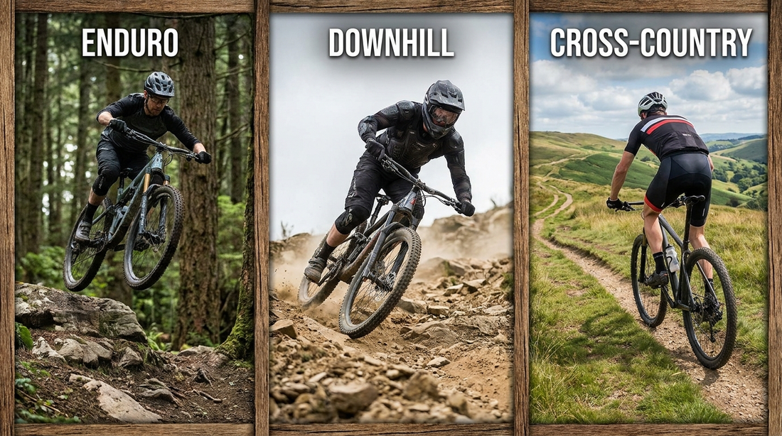 Enduro vs Downhill vs Cross-Country: Riding Styles Explained
